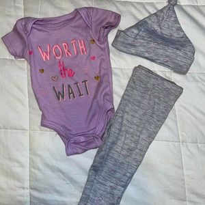 0-3 month 3-piece set